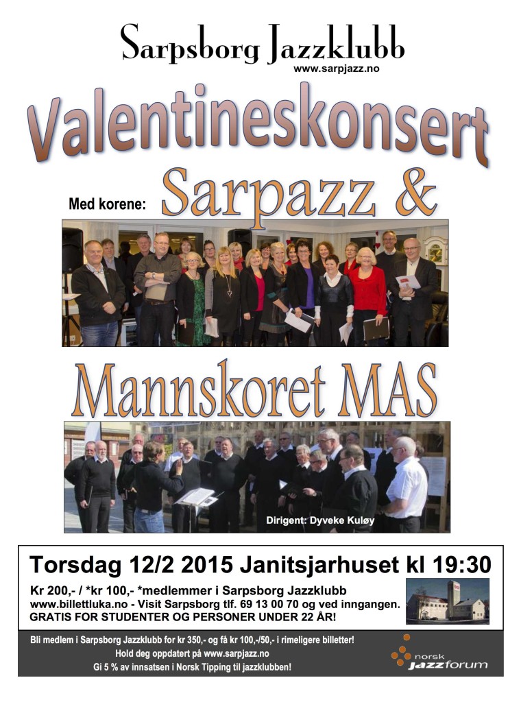 Valentineskonsert 12-februar-2015